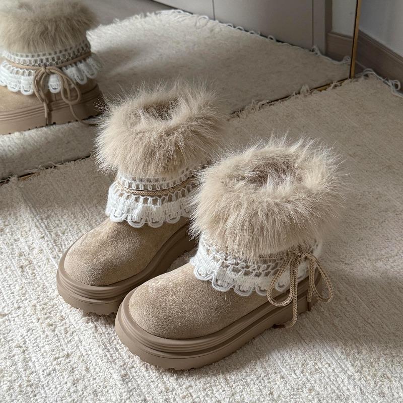 Winter Height Increase Women Fur Lining Pipe Snow Boots Concise Removable Shoes Ladies Platform Warm Cotton Short Booties 35
Winter Height Increase Women Fur Lining Pipe Snow Boots Concise Removable Shoes Ladies Platform Warm Cotton Short Booties 35