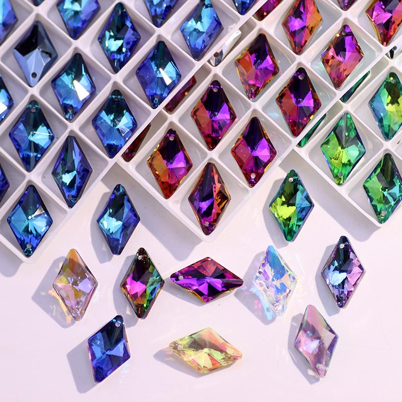 Rhombus Square Crystal Pendant Jewelry Accessories for DIY Necklaces, Earrings, and Bracelets 15*23mm Rhombus 8 pcs/pack
Rhombus Square Crystal Pendant Jewelry Accessories for DIY Necklaces, Earrings, and Bracelets 15*23mm Rhombus 8 pcs/pack