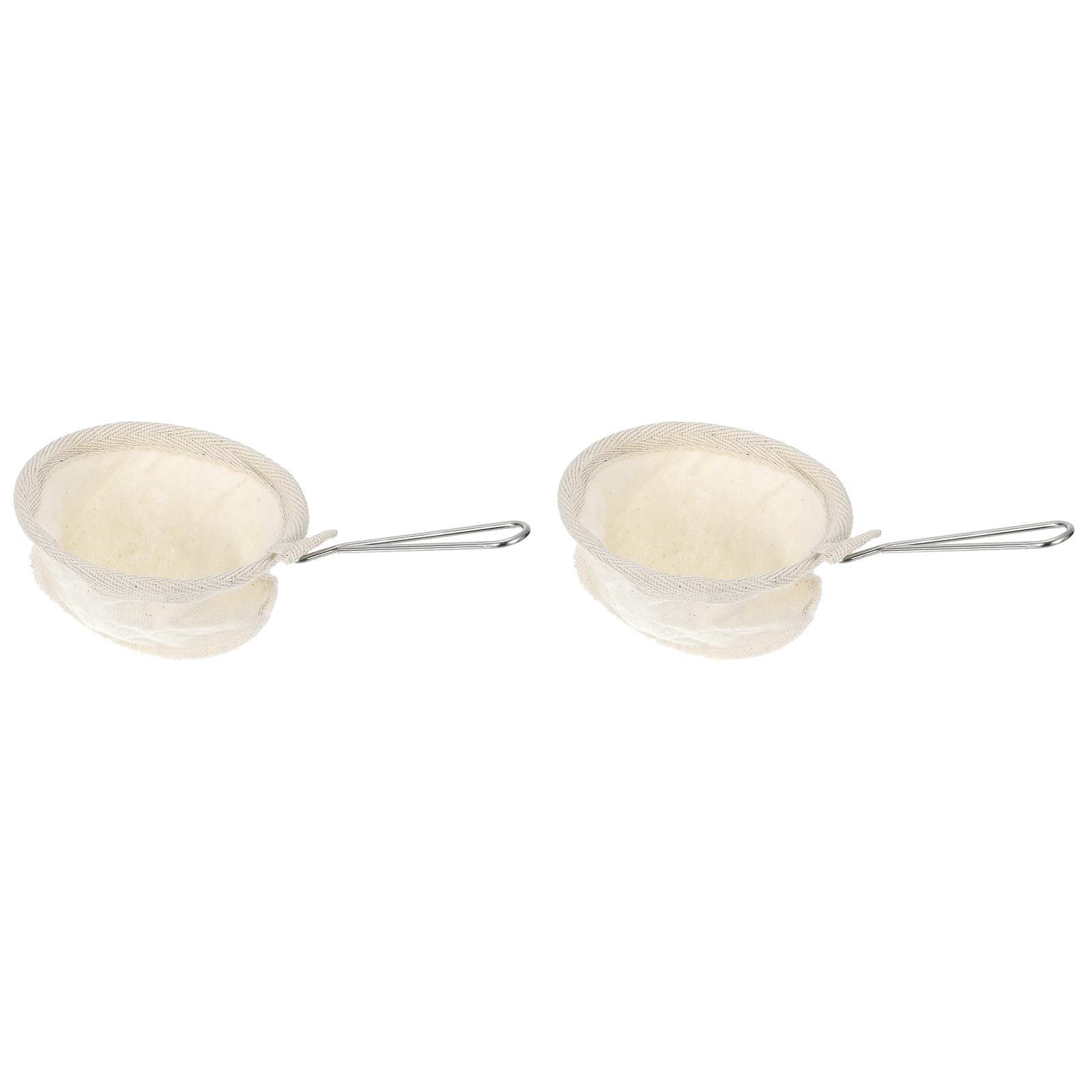 uxcell 2 Pieces Cloth Coffee Filter Bag Coffee Sock Filter Reusable Coffee Strainer with Steel Handle Large Beige
uxcell 2 Pieces Cloth Coffee Filter Bag Coffee Sock Filter Reusable Coffee Strainer with Steel Handle Large Beige