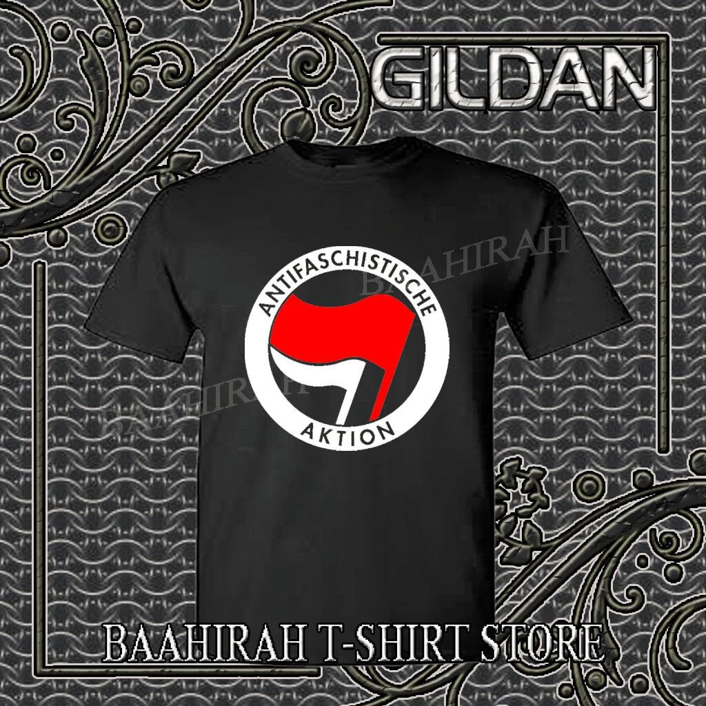 New AntiFachist Action Flag Logo American Funny T-Shirt Size S to 5XL L
New AntiFachist Action Flag Logo American Funny T-Shirt Size S to 5XL L