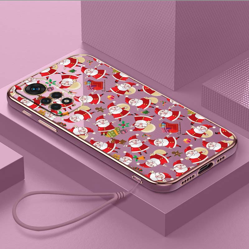 Роскошный чехол для телефона из ТПУ с ремешком для Xiaomi Poco F4 F5 M4 M5 X3 X4 X5 13T Redmi Note 10S 11S 10C 13C чехлы A23 Санта-Клаус с Новым годом
Роскошный чехол для телефона из ТПУ с ремешком для Xiaomi Poco F4 F5 M4 M5 X3 X4 X5 13T Redmi Note 10S 11S 10C 13C чехлы A23 Санта-Клаус с Новым годом