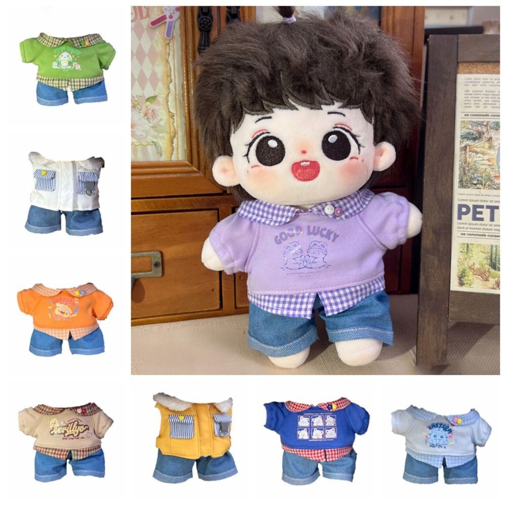 Casual Suit Stuffed Doll Suit Pants Plush Toys Clothes 20CM Cotton Doll Clothes Children s Gift style 9
Casual Suit Stuffed Doll Suit Pants Plush Toys Clothes 20CM Cotton Doll Clothes Children s Gift style 9