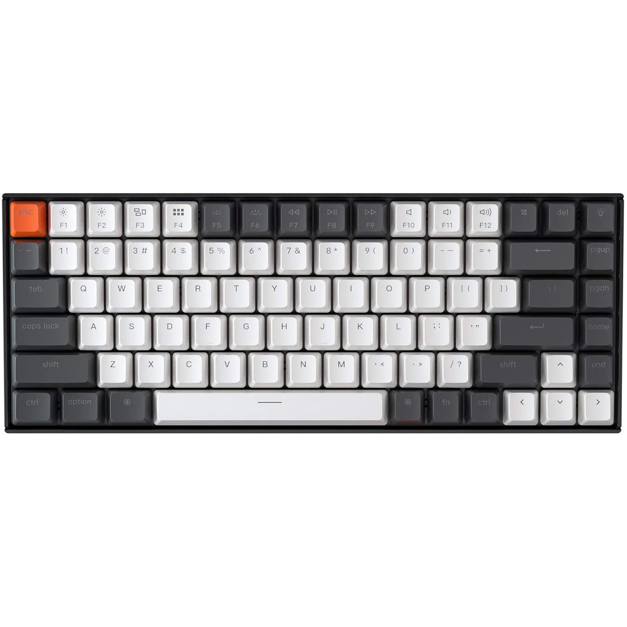 Keychron K2 Version2 Hot Swap Compatible Wireless Gaming Mechanical Keyboard 84 KeysUS LayoutWhite LED LightDouble Shot KeycapGateron G Pro
Keychron K2 Version2 Hot Swap Compatible Wireless Gaming Mechanical Keyboard 84 KeysUS LayoutWhite LED LightDouble Shot KeycapGateron G Pro