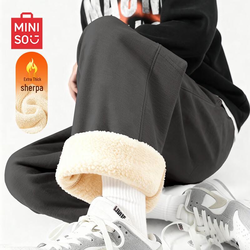 MINISO Men s Lamb Fleece-lined Thermal Casual Pants 3XL
MINISO Men s Lamb Fleece-lined Thermal Casual Pants 3XL