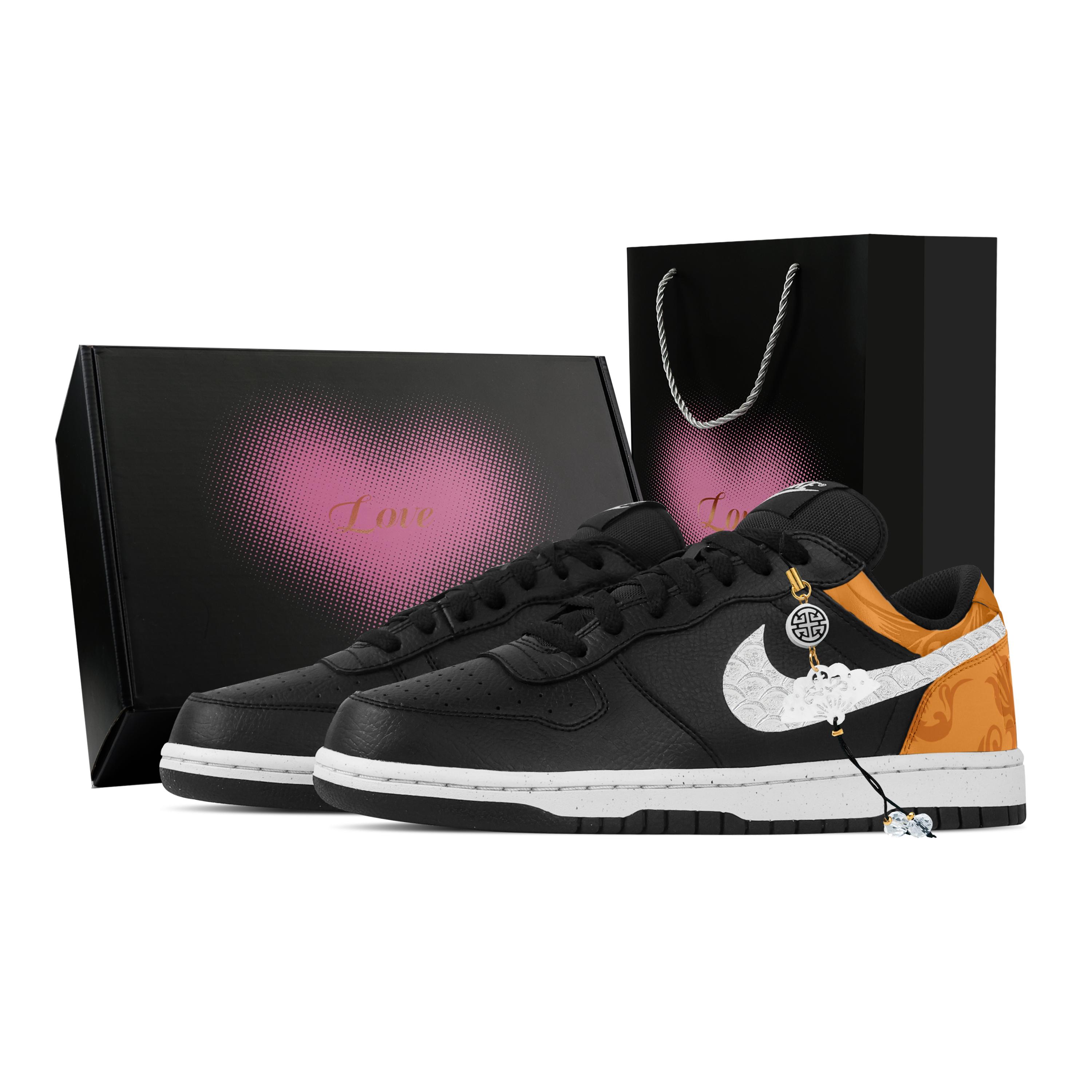 Nike Big Ink Dyed Scale, Heart Box Abrasion Resistant Breathable Low top Skateboard Shoes Men s Black Orange 355152-016(Team773--) 44
Nike Big Ink Dyed Scale, Heart Box Abrasion Resistant Breathable Low top Skateboard Shoes Men s Black Orange 355152-016(Team773--) 44