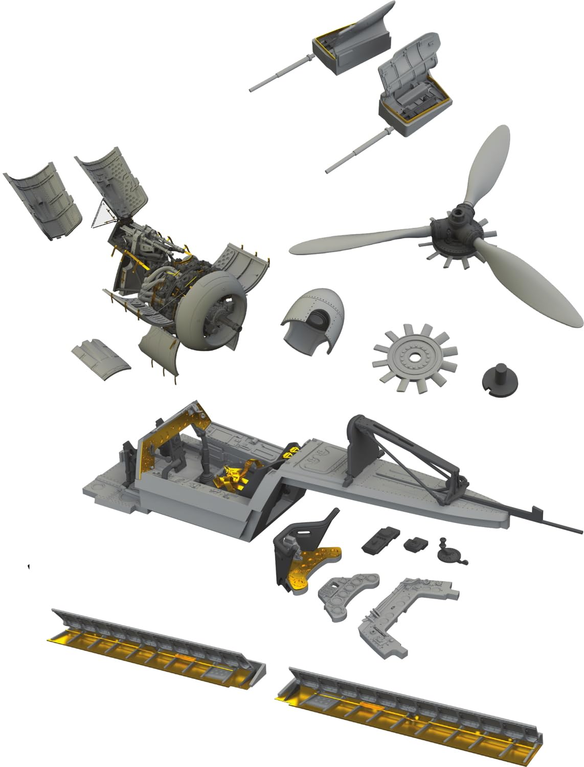 Eduard 1/48 Big Thin Fw190A-6 Parts Set (for Eduard) Plastic Model Kit Parts EDUSIN648140 (Airplane)
Eduard 1/48 Big Thin Fw190A-6 Parts Set (for Eduard) Plastic Model Kit Parts EDUSIN648140 (Airplane)
