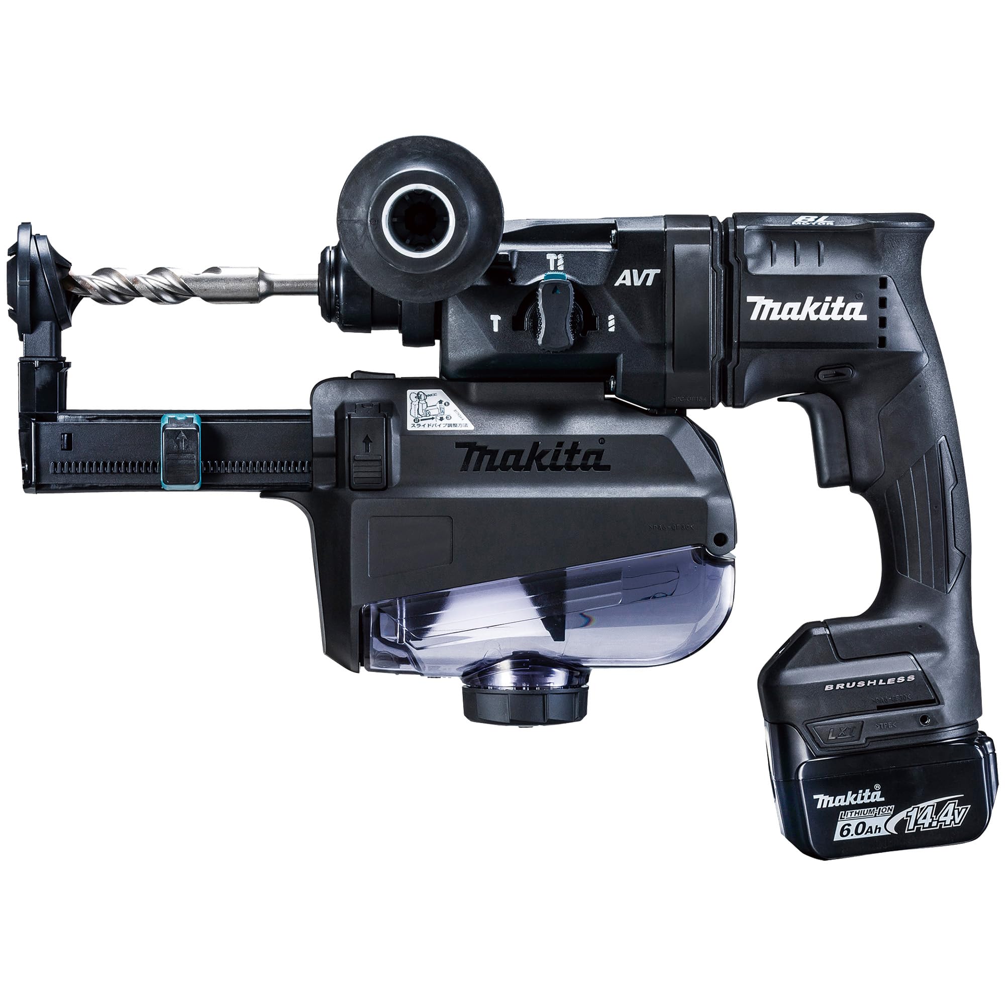 Makita Rechargeable Hammer Drill Dust Collection Charger Included Black HR181DGXVB 14.4V 18mm/Chiseling SDS+ System/Battery чорний
Makita Rechargeable Hammer Drill Dust Collection Charger Included Black HR181DGXVB 14.4V 18mm/Chiseling SDS+ System/Battery чорний