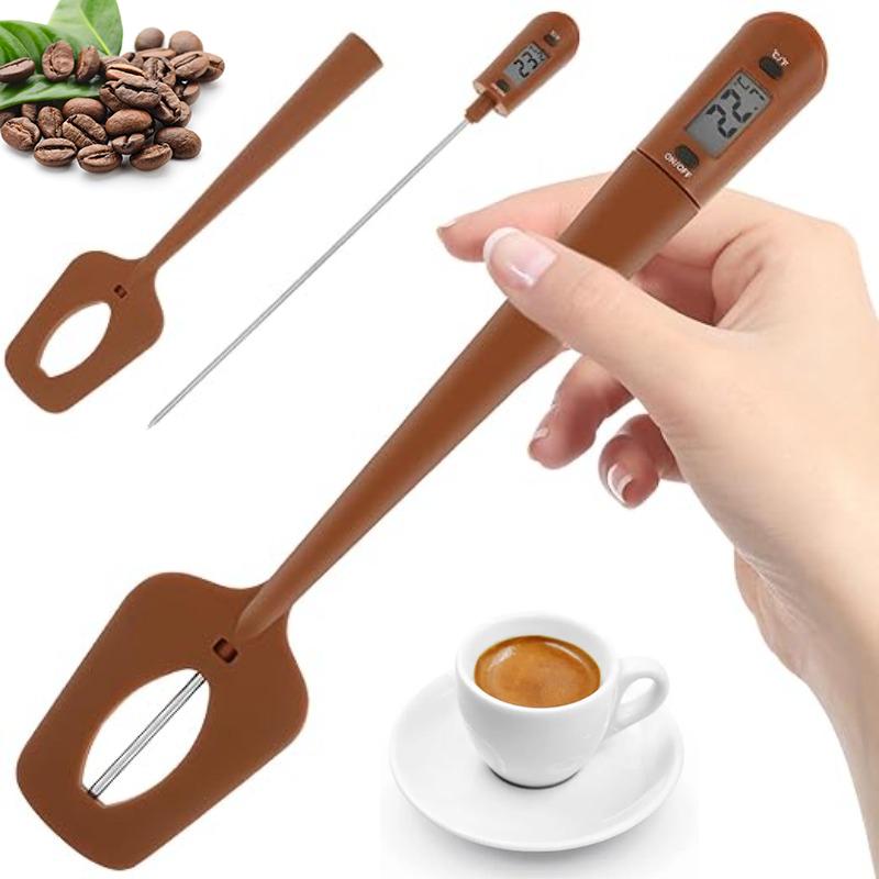 1pcs Coffee Thermometer 2 in1 Instant Read Coffee Temperature Tool Stainless Steel Probe Silicone Spoon Milk Coffee Thermometer кофейный
1pcs Coffee Thermometer 2 in1 Instant Read Coffee Temperature Tool Stainless Steel Probe Silicone Spoon Milk Coffee Thermometer кофейный