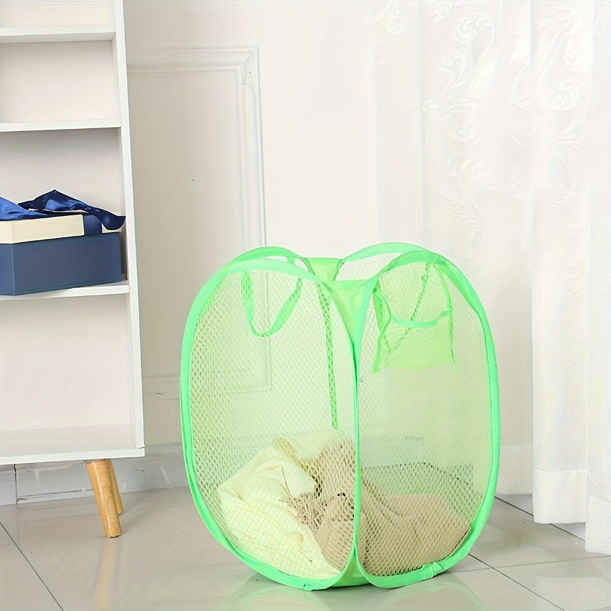 1pc-Folding Laundry Basket Organizer for Dirty Clothes Bathroom Clothes Mesh Storage Bag Household Wall Hanging Basket Frame світло-зелений колір
1pc-Folding Laundry Basket Organizer for Dirty Clothes Bathroom Clothes Mesh Storage Bag Household Wall Hanging Basket Frame світло-зелений колір
