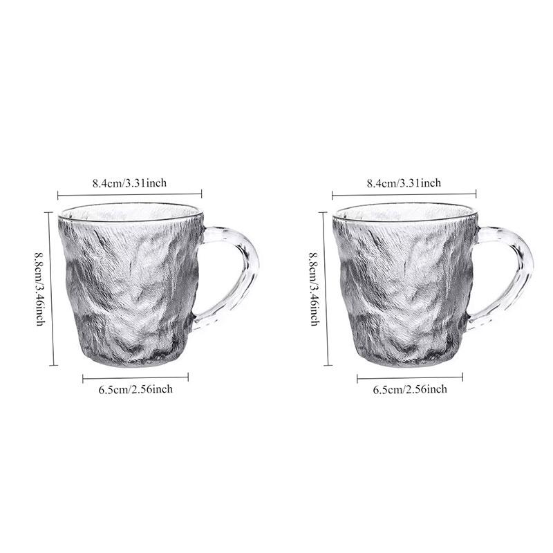 300ml/400ml Creative Glass Cup with Handle Cocktail Glass Household Heat-resistant Milk Tea Cups Simple Beverage Cup Caffee Mug 2pcs
300ml/400ml Creative Glass Cup with Handle Cocktail Glass Household Heat-resistant Milk Tea Cups Simple Beverage Cup Caffee Mug 2pcs