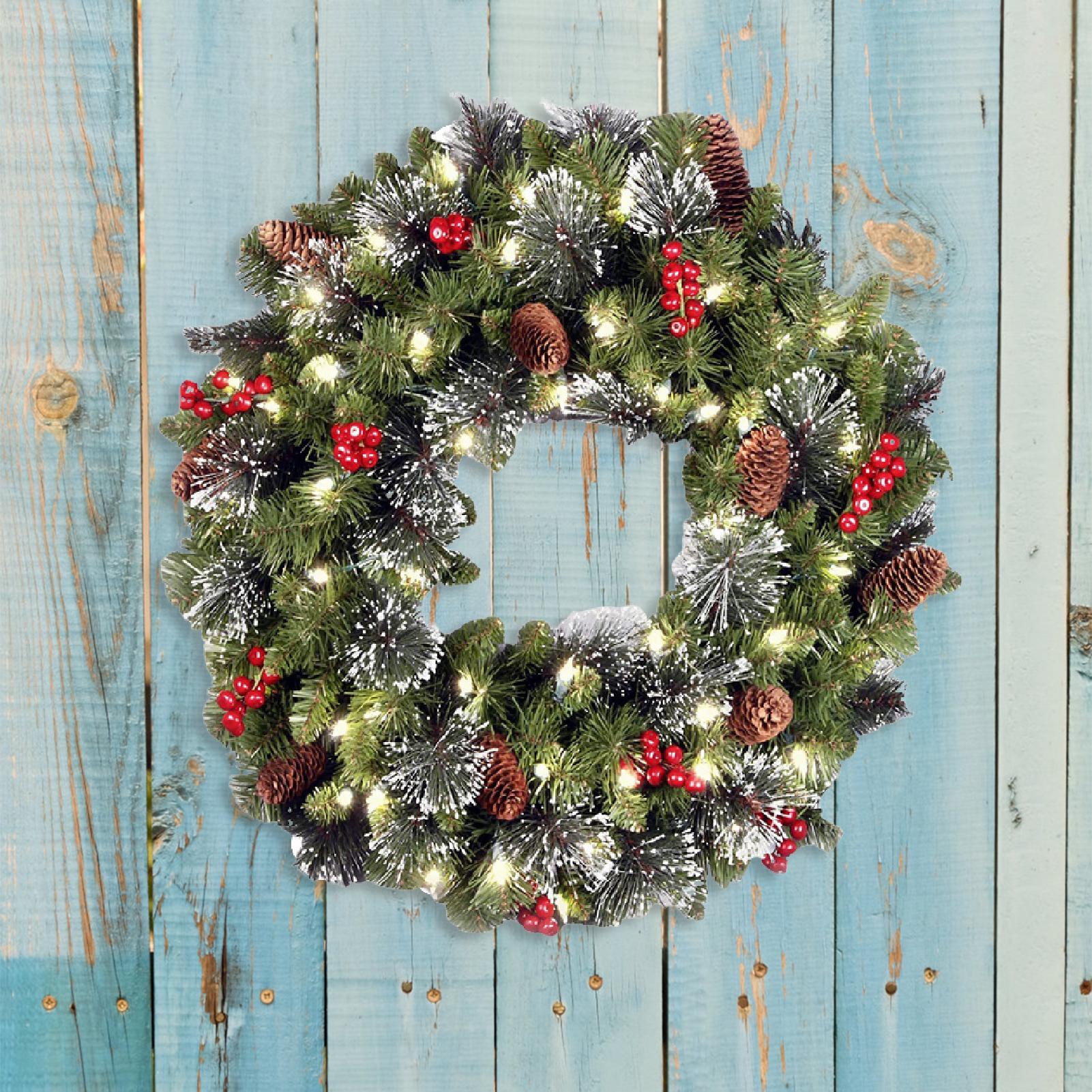 30/40cm LED Christmas Pinecone Wreath with Red Berries Artificial Xmas Wreath New Year Party DIY Decoration Add Christmas Vibe
30/40cm LED Christmas Pinecone Wreath with Red Berries Artificial Xmas Wreath New Year Party DIY Decoration Add Christmas Vibe