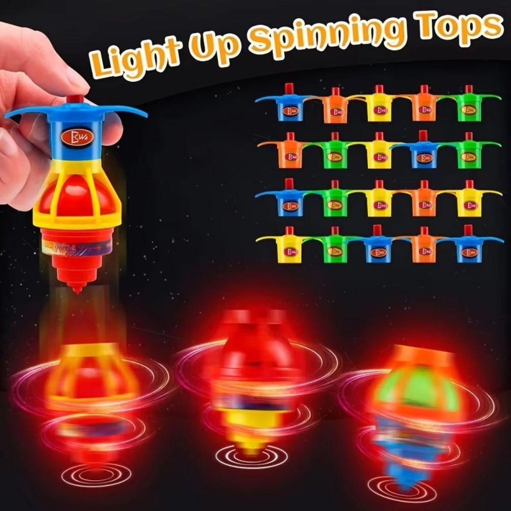 10PCS Plastic Glitter Top Toy Random Color Spinner Toy Creative LED Launcher Gift 10PCS Random Color
10PCS Plastic Glitter Top Toy Random Color Spinner Toy Creative LED Launcher Gift 10PCS Random Color