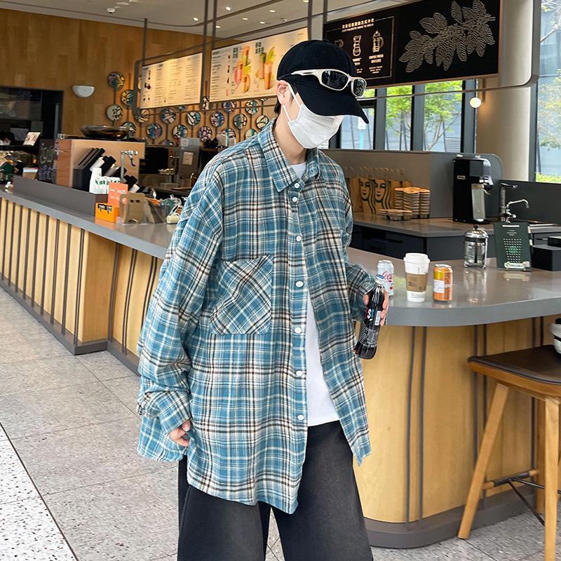 Men s Hong Kong Style Plaid Shirt Jacket - Long Sleeve, Spring/Autumn, Rebellious Three-Piece Set XL
Men s Hong Kong Style Plaid Shirt Jacket - Long Sleeve, Spring/Autumn, Rebellious Three-Piece Set XL