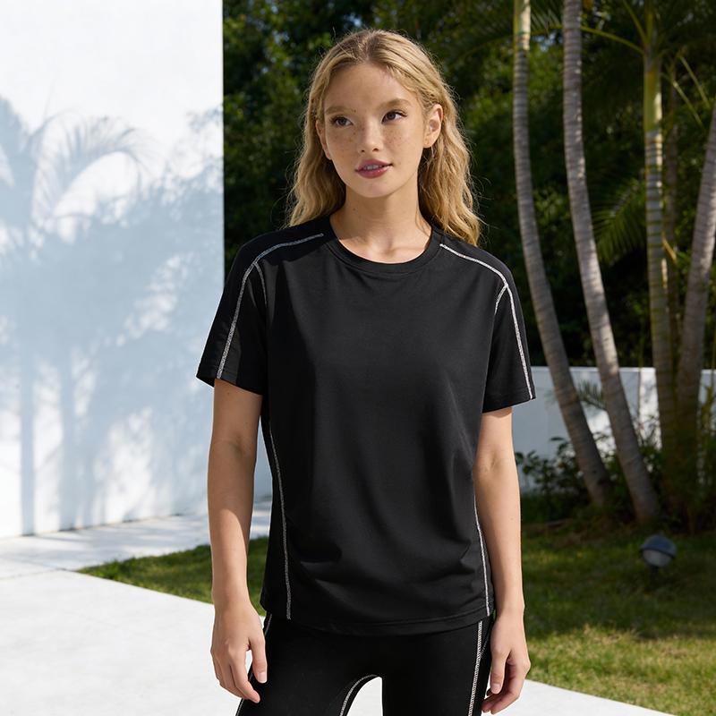 Women s Sports and Leisure Ice Silk Air Conditioner Breathable Quick Drying Versatile T-shirt S
Women s Sports and Leisure Ice Silk Air Conditioner Breathable Quick Drying Versatile T-shirt S