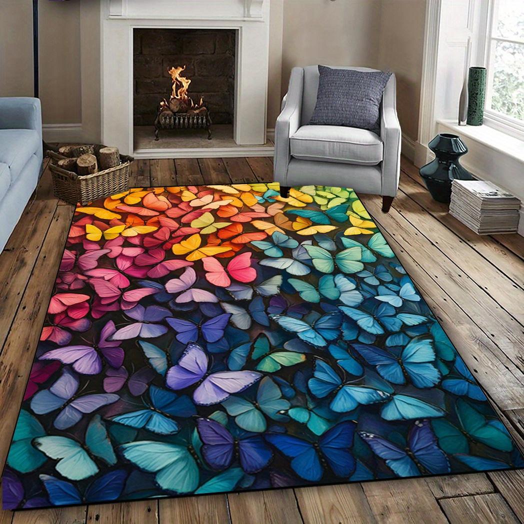 Large Crystal Velvet Rainbow Butterfly Mat Non Slip Machine Washable Vibrant Multicolor Living Room Bedroom Office Patio Decor 50x80cm20x31in
Large Crystal Velvet Rainbow Butterfly Mat Non Slip Machine Washable Vibrant Multicolor Living Room Bedroom Office Patio Decor 50x80cm20x31in