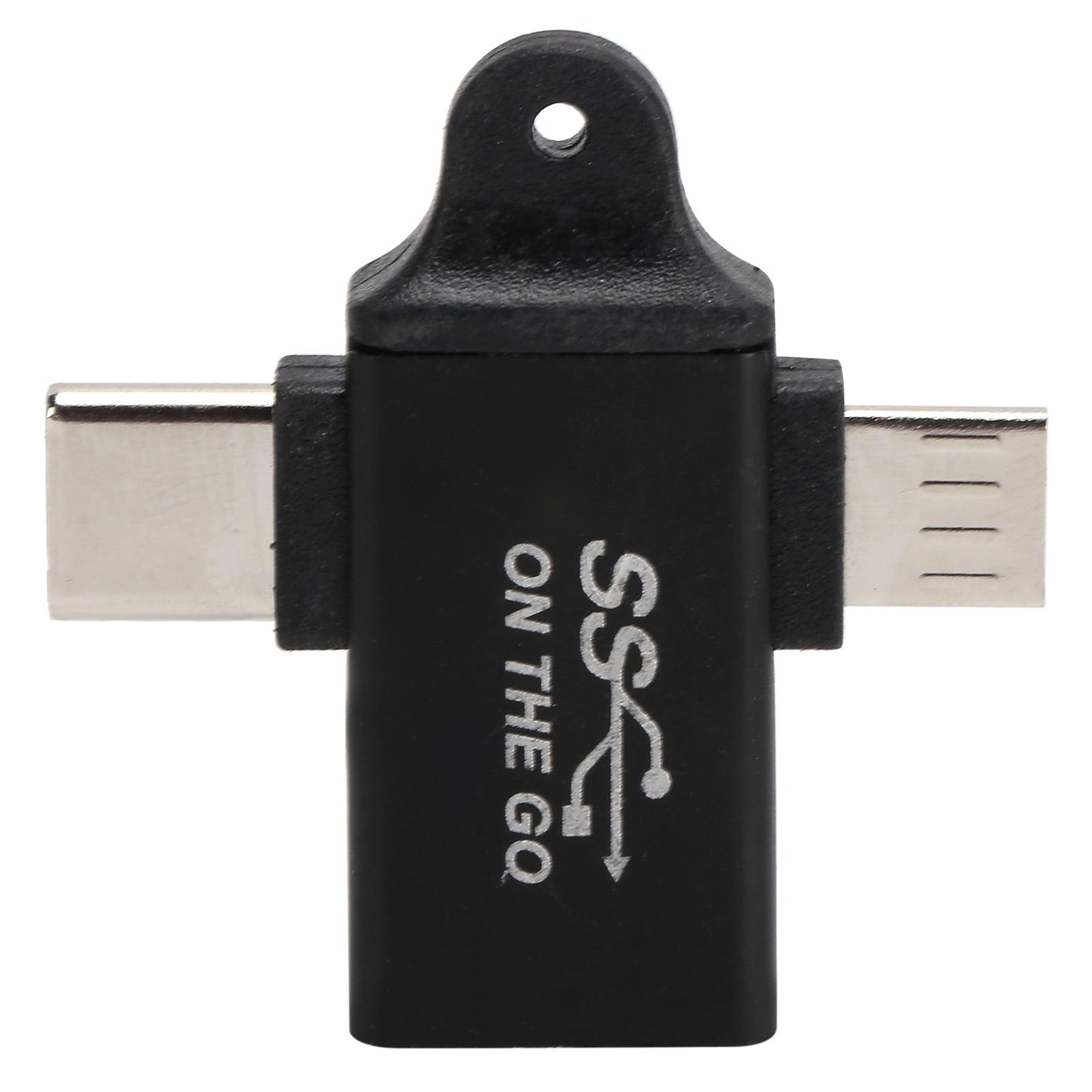 2 in 1 OTG Converter USB 3.0 to Micro USB and Type C Adapter Support High Speed Data Sync Fast
2 in 1 OTG Converter USB 3.0 to Micro USB and Type C Adapter Support High Speed Data Sync Fast