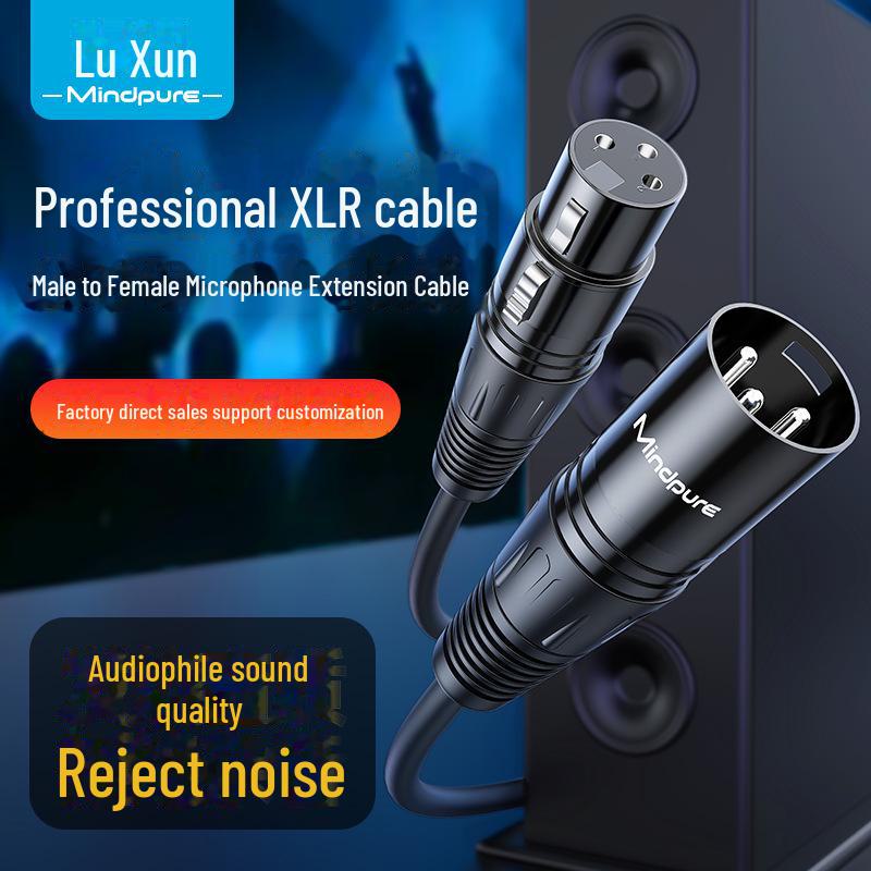 Удлинительный аудиокабель Luxun XLR «папа-мама» для микрофонов, усилителей, микшеров и караоке. 1.5m In Stock
Удлинительный аудиокабель Luxun XLR «папа-мама» для микрофонов, усилителей, микшеров и караоке. 1.5m In Stock
