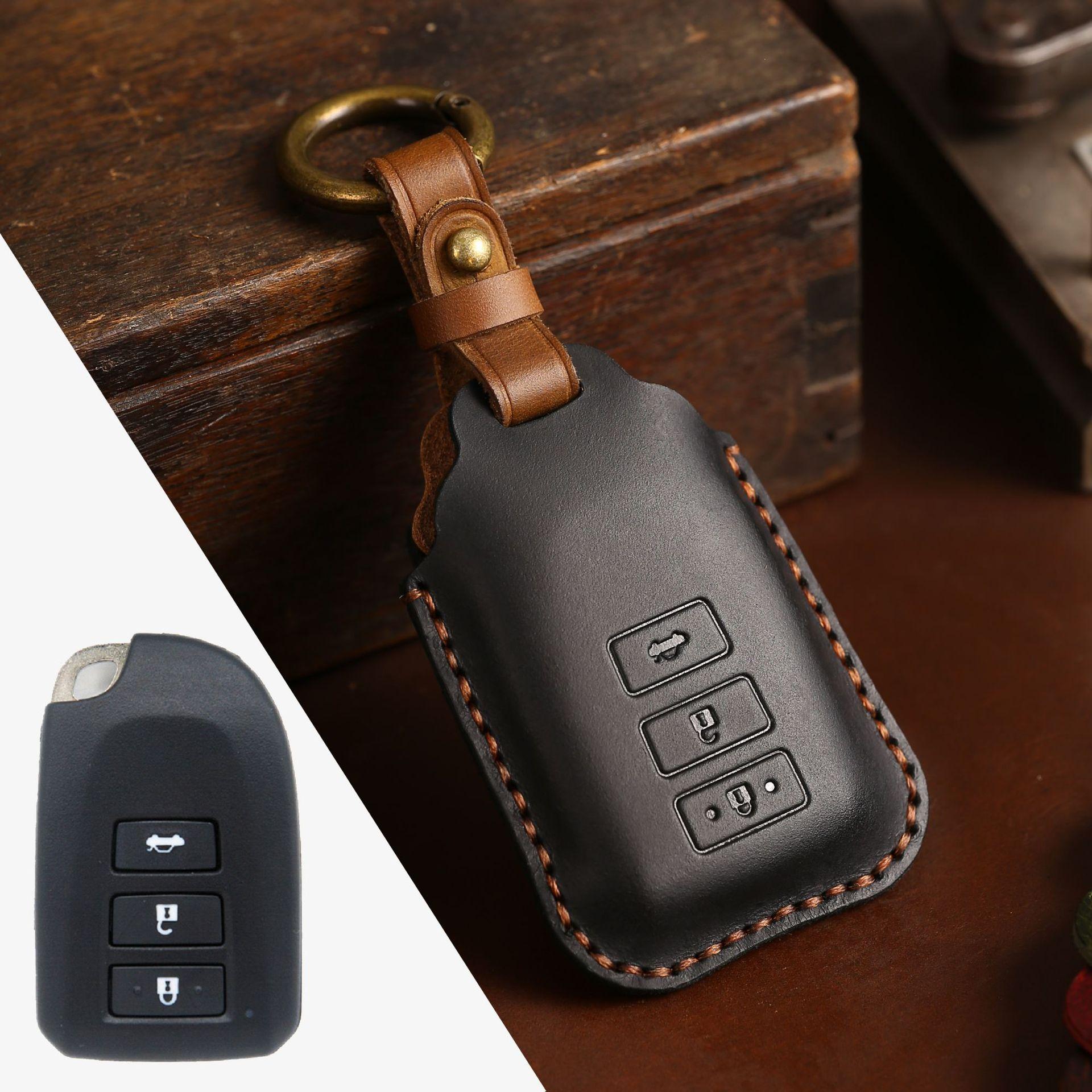 The key cover is suitable for Toyota key cover Yaris first-layer cowhide, genuine leather, and popular automotive supplies
The key cover is suitable for Toyota key cover Yaris first-layer cowhide, genuine leather, and popular automotive supplies