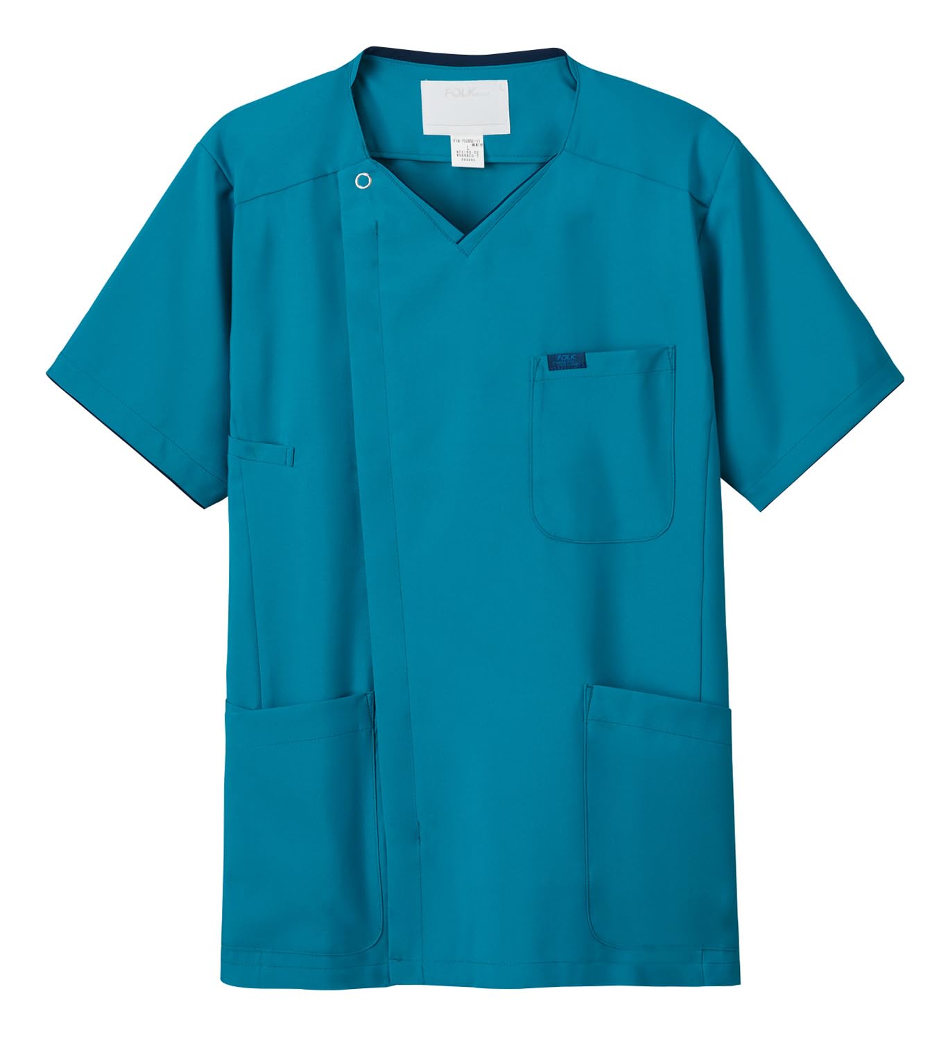 Fork Scrub/Lab Coat 7028SC Men s Turquoise and Dark Navy, Size M (Equivalent to Japanese Size M)
Fork Scrub/Lab Coat 7028SC Men s Turquoise and Dark Navy, Size M (Equivalent to Japanese Size M)