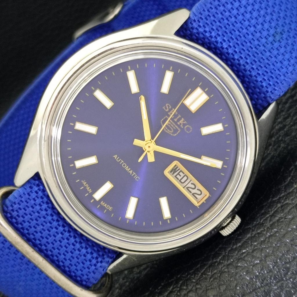Б/У винтажные мужские часы SEIKO 5 AUTOMATIC 7019A из Японии с синим циферблатом a434275-2 R120-a434275
Б/У винтажные мужские часы SEIKO 5 AUTOMATIC 7019A из Японии с синим циферблатом a434275-2 R120-a434275