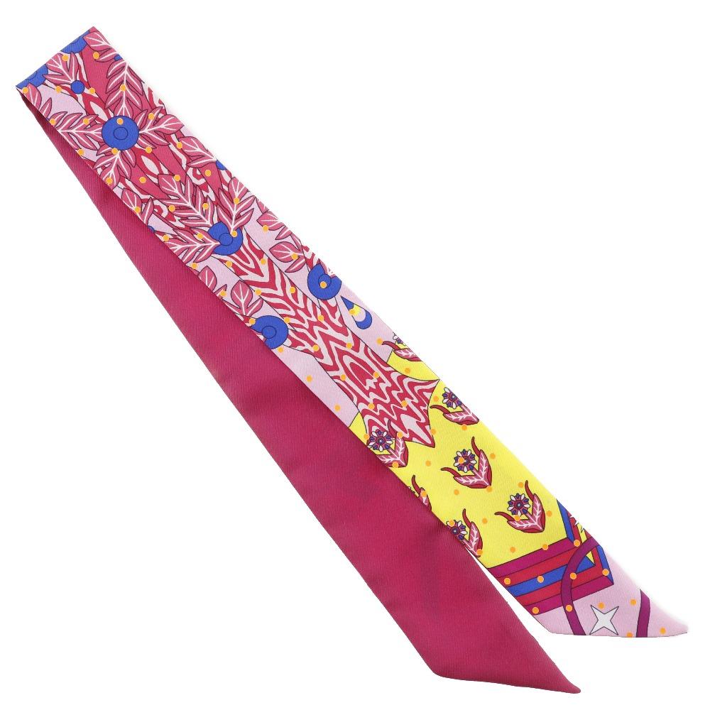 HERMES Twilly scarf Plume Tea silk Women Used
HERMES Twilly scarf Plume Tea silk Women Used