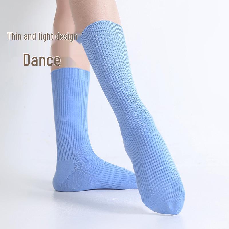 Modern Dance Socks: Non-Slip, Thin, Professional Long Stockings for Men & Women – Blue/Black, Ideal for Spring/Summer Practice
Modern Dance Socks: Non-Slip, Thin, Professional Long Stockings for Men & Women – Blue/Black, Ideal for Spring/Summer Practice
