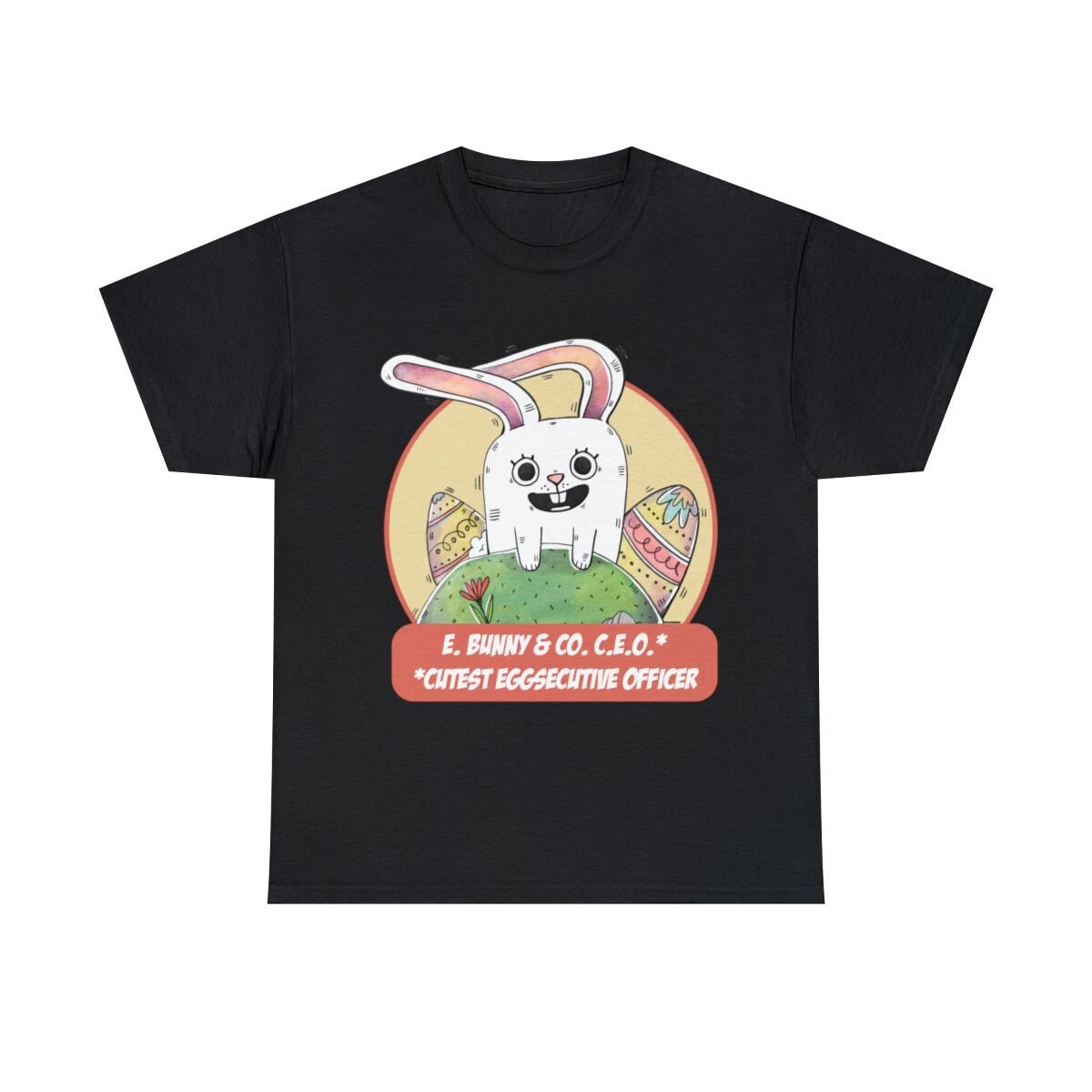 E. Bunny & Co. CEO Cutest Eggsecutive Officer Graphic Tee Shirt, S-5XL S
E. Bunny & Co. CEO Cutest Eggsecutive Officer Graphic Tee Shirt, S-5XL S