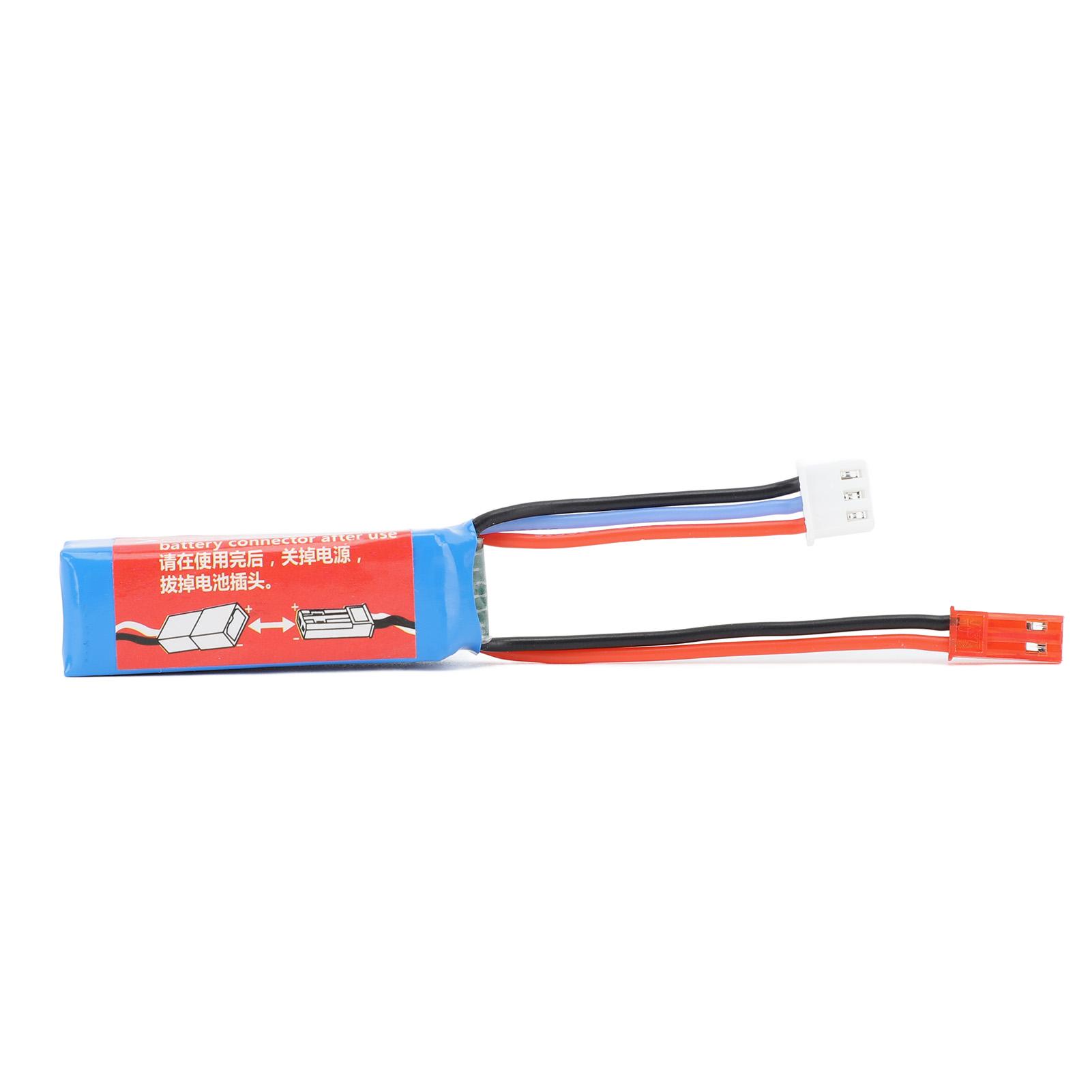 Літієва батарея для автомобіля RC 7.4V 400mAh 20C Літій-іонний акумулятор для автомобіля RC для WLtoys 128 автомобіля RC K969 K989
Літієва батарея для автомобіля RC 7.4V 400mAh 20C Літій-іонний акумулятор для автомобіля RC для WLtoys 128 автомобіля RC K969 K989