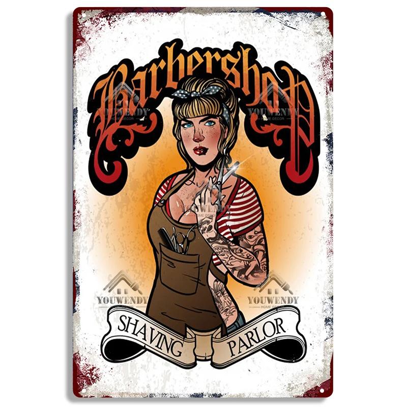 Barber Shop Metal Sign Salon Haircut Plaque Retro Tin Sign Vintage Barber Shop Decor Shabby Chic Wall Decoration UW9 20x30cm(7.8x11.8inch)
Barber Shop Metal Sign Salon Haircut Plaque Retro Tin Sign Vintage Barber Shop Decor Shabby Chic Wall Decoration UW9 20x30cm(7.8x11.8inch)