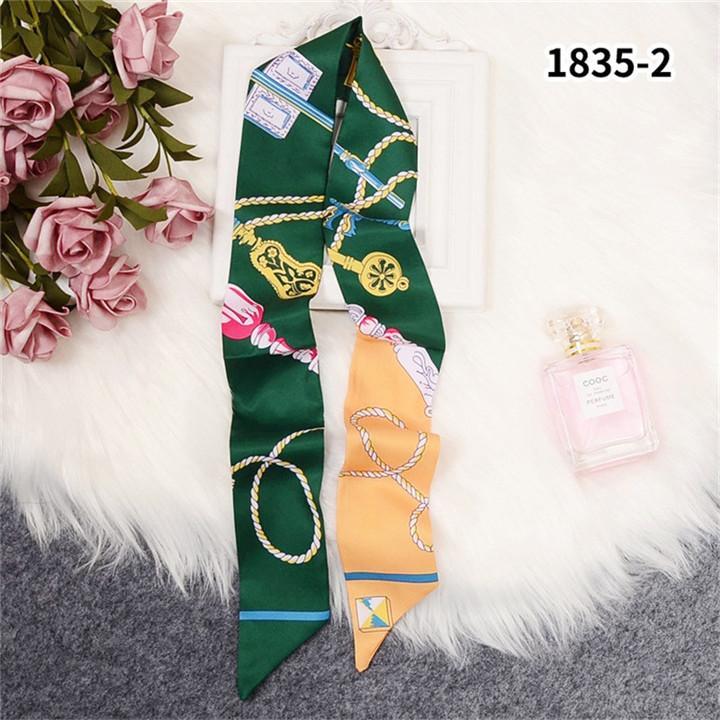 Key Chain Print Skinny Silk Scarf 2024 New Luxury Brand Bag Scarf For Women Head Scarf Long Handle Bag Scarves Wraps
Key Chain Print Skinny Silk Scarf 2024 New Luxury Brand Bag Scarf For Women Head Scarf Long Handle Bag Scarves Wraps