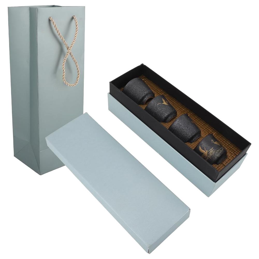 4Pcs/Set Ceramic Kung Fu Tea Cups Handcrafted Coarse Pottery Auspicious Crane Design Cup for Chinese Tea Ceremony A
4Pcs/Set Ceramic Kung Fu Tea Cups Handcrafted Coarse Pottery Auspicious Crane Design Cup for Chinese Tea Ceremony A