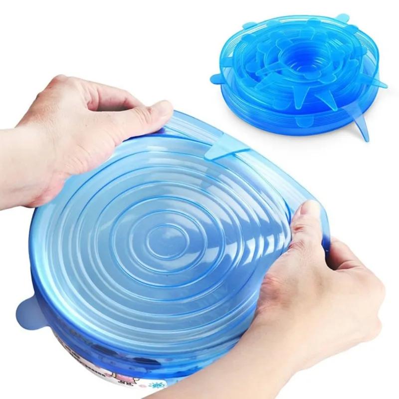 Silicone Cover Stretch Lids Reusable Airtight Food Wrap Covers Keeping Fresh Seal Bowl Stretch Wrap Cover Kitchen Cookware 6PCS белый
Silicone Cover Stretch Lids Reusable Airtight Food Wrap Covers Keeping Fresh Seal Bowl Stretch Wrap Cover Kitchen Cookware 6PCS белый
