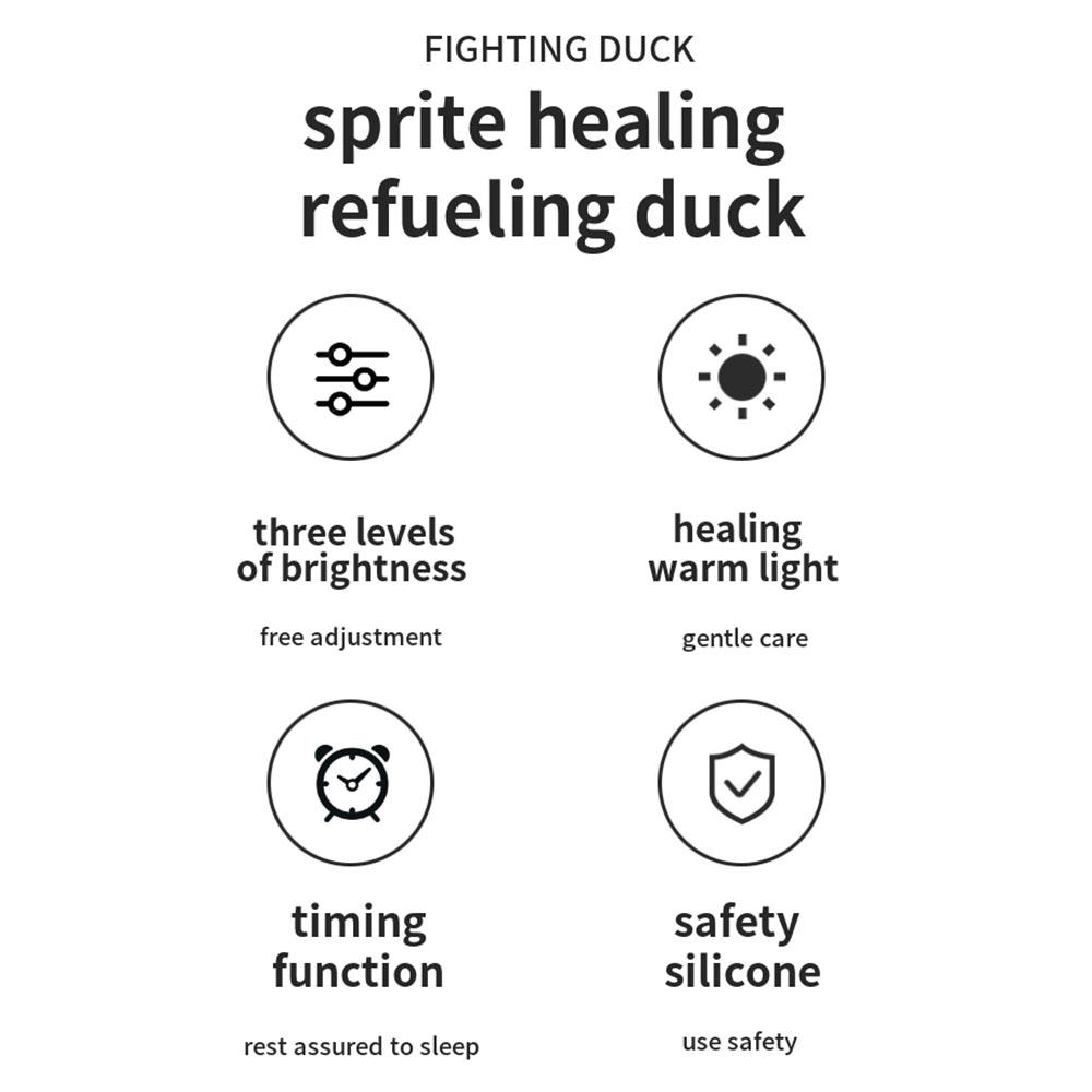 SK-201 Cute Duck Lamp Silicone Night Light LED Bedside Lamp Nursery Nightlight with 30 Minutes Timer Style B
SK-201 Cute Duck Lamp Silicone Night Light LED Bedside Lamp Nursery Nightlight with 30 Minutes Timer Style B