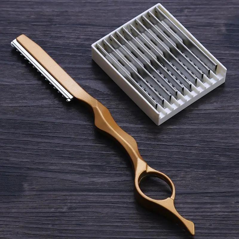 Hair Thinning Razor Shavel Cutting Knife Thinner Blades Stainless Professional Sharp Barbershop Hair Shaver Cutting Knife Tools
Hair Thinning Razor Shavel Cutting Knife Thinner Blades Stainless Professional Sharp Barbershop Hair Shaver Cutting Knife Tools
