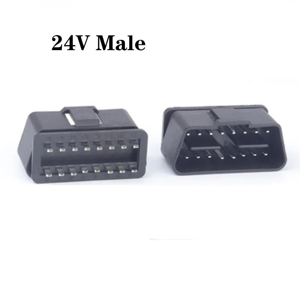 10Pcs High Quality Automotive Obd2 16pin Assembled Gold-plated Male Head 12V/24V Universal Connector Test Main Line OBDII Plug 24V male
10Pcs High Quality Automotive Obd2 16pin Assembled Gold-plated Male Head 12V/24V Universal Connector Test Main Line OBDII Plug 24V male