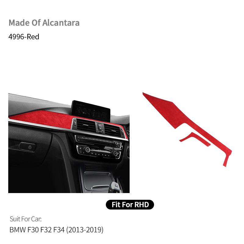 For BMW F30 F32 F34 Center Console Dashboard and Instrument Panel Trim Sticker Car Interior Tuning Accessorie Made of Alcantara 4996 Red RHD
For BMW F30 F32 F34 Center Console Dashboard and Instrument Panel Trim Sticker Car Interior Tuning Accessorie Made of Alcantara 4996 Red RHD