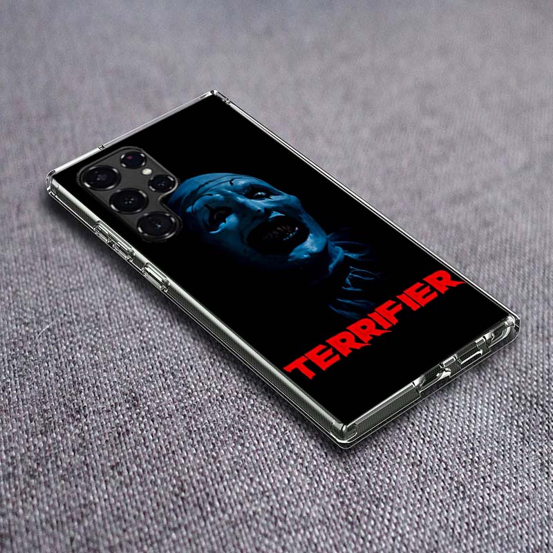 Horror Movie Terrifier Phone Case For Samsung Galaxy S24 S23 S21 S20 FE S22 S26 Ultra S25 Edge S10 Plus Cover Clear TPU Capa She Samsung S20 FE
Horror Movie Terrifier Phone Case For Samsung Galaxy S24 S23 S21 S20 FE S22 S26 Ultra S25 Edge S10 Plus Cover Clear TPU Capa She Samsung S20 FE