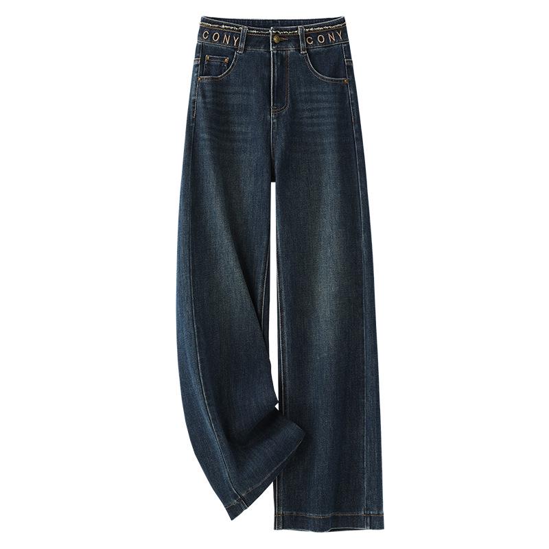 Women s High-Waisted Dark Blue Retro Wide-Leg Jeans - Spring 2025 Slimming Straight-Leg Pants 3XL
Women s High-Waisted Dark Blue Retro Wide-Leg Jeans - Spring 2025 Slimming Straight-Leg Pants 3XL