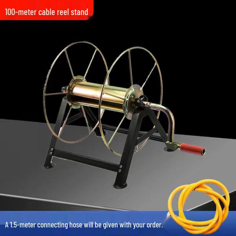 Heavy-Duty Agricultural Sprayer Hose Winder and Storage Rack
Heavy-Duty Agricultural Sprayer Hose Winder and Storage Rack