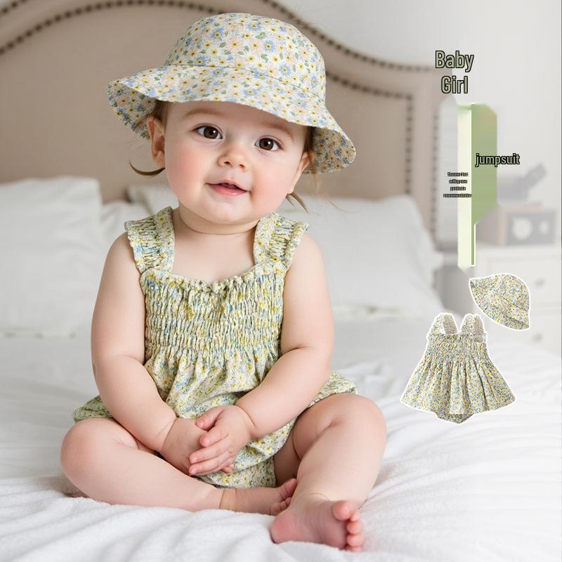 Floral Baby Girl Sling Romper – New 2025 Summer Style Kids Crawling Jumpsuit 80cm цветочный
Floral Baby Girl Sling Romper – New 2025 Summer Style Kids Crawling Jumpsuit 80cm цветочный
