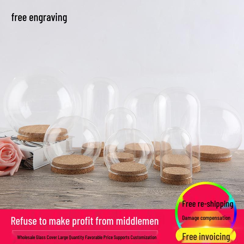 Eternal Rose Glass Dome with Transparent Cork Stopper - Valentine s Day Gift Desktop Ornament 7*10+Cork Stopper
Eternal Rose Glass Dome with Transparent Cork Stopper - Valentine s Day Gift Desktop Ornament 7*10+Cork Stopper