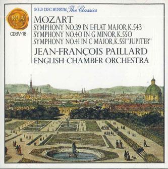 CD JEAN FRANCOIS PAILLARD Mozartsymphonies Nos.394041jup CDBV18 RCA Japan Classical Used
CD JEAN FRANCOIS PAILLARD Mozartsymphonies Nos.394041jup CDBV18 RCA Japan Classical Used