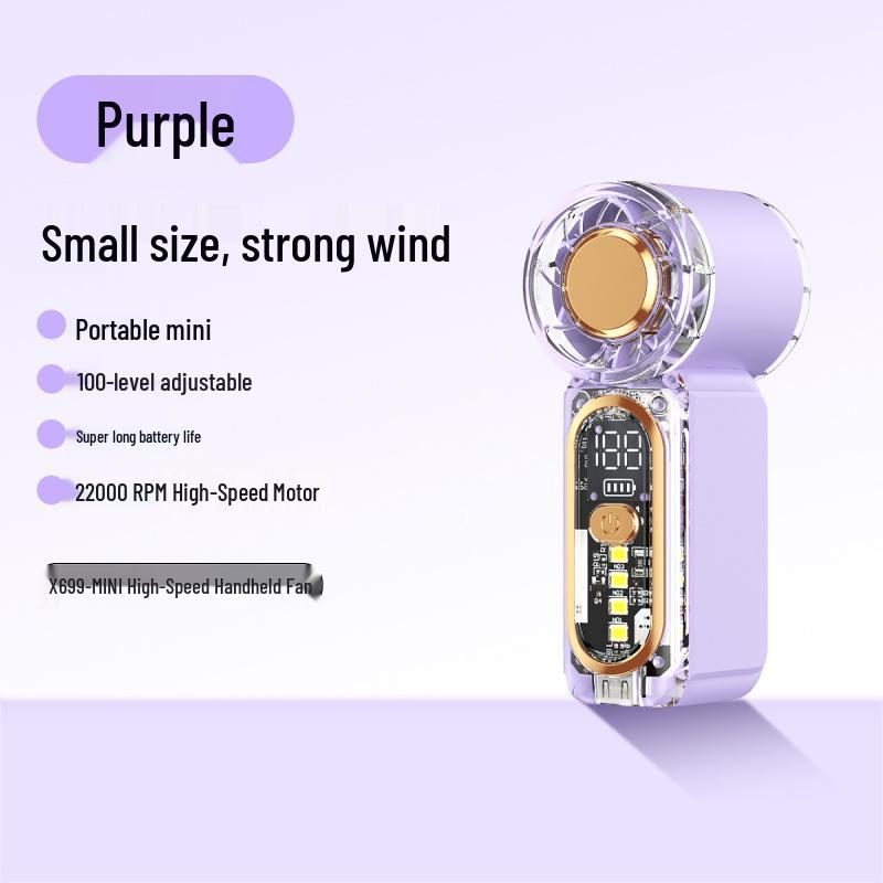USB Rechargeable Mini Handheld Fan: High-Speed, Strong Wind, Portable, Pocket-Sized Wind Cannon See Details фіолетовий
USB Rechargeable Mini Handheld Fan: High-Speed, Strong Wind, Portable, Pocket-Sized Wind Cannon See Details фіолетовий