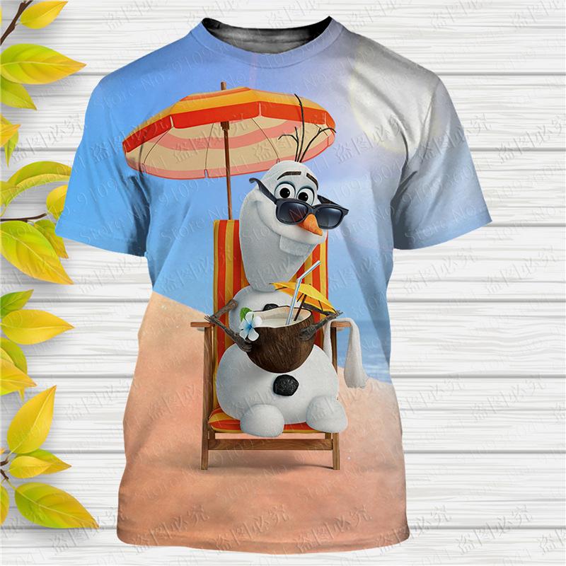 Frozen Cartoon Olaf 3D print Disney t shirt men women Short Sleeve casual style Summer Casual Streetwear Tee Tops Cartoon L
Frozen Cartoon Olaf 3D print Disney t shirt men women Short Sleeve casual style Summer Casual Streetwear Tee Tops Cartoon L