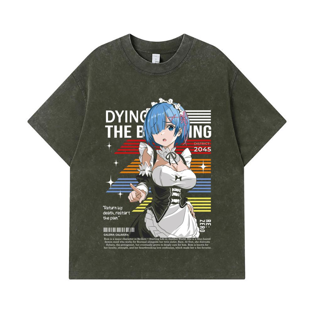 275 GSM Washed T-shirts 100% Cotton ReZero V2 Rem 2 Print Unisex Heavy Cotton T Shirt S армия зеленый
275 GSM Washed T-shirts 100% Cotton ReZero V2 Rem 2 Print Unisex Heavy Cotton T Shirt S армия зеленый