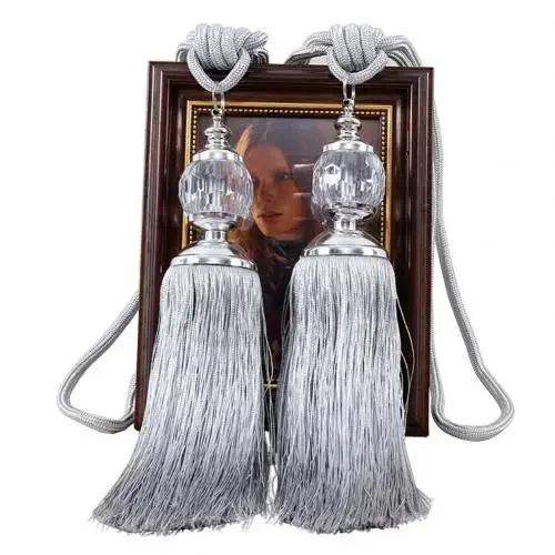 1Pc Tassel Hanging Pendant Decorative Curtains Accessories Key Tassels For Curtain Tieback DIY Craft Tassel Fringe сірий
1Pc Tassel Hanging Pendant Decorative Curtains Accessories Key Tassels For Curtain Tieback DIY Craft Tassel Fringe сірий