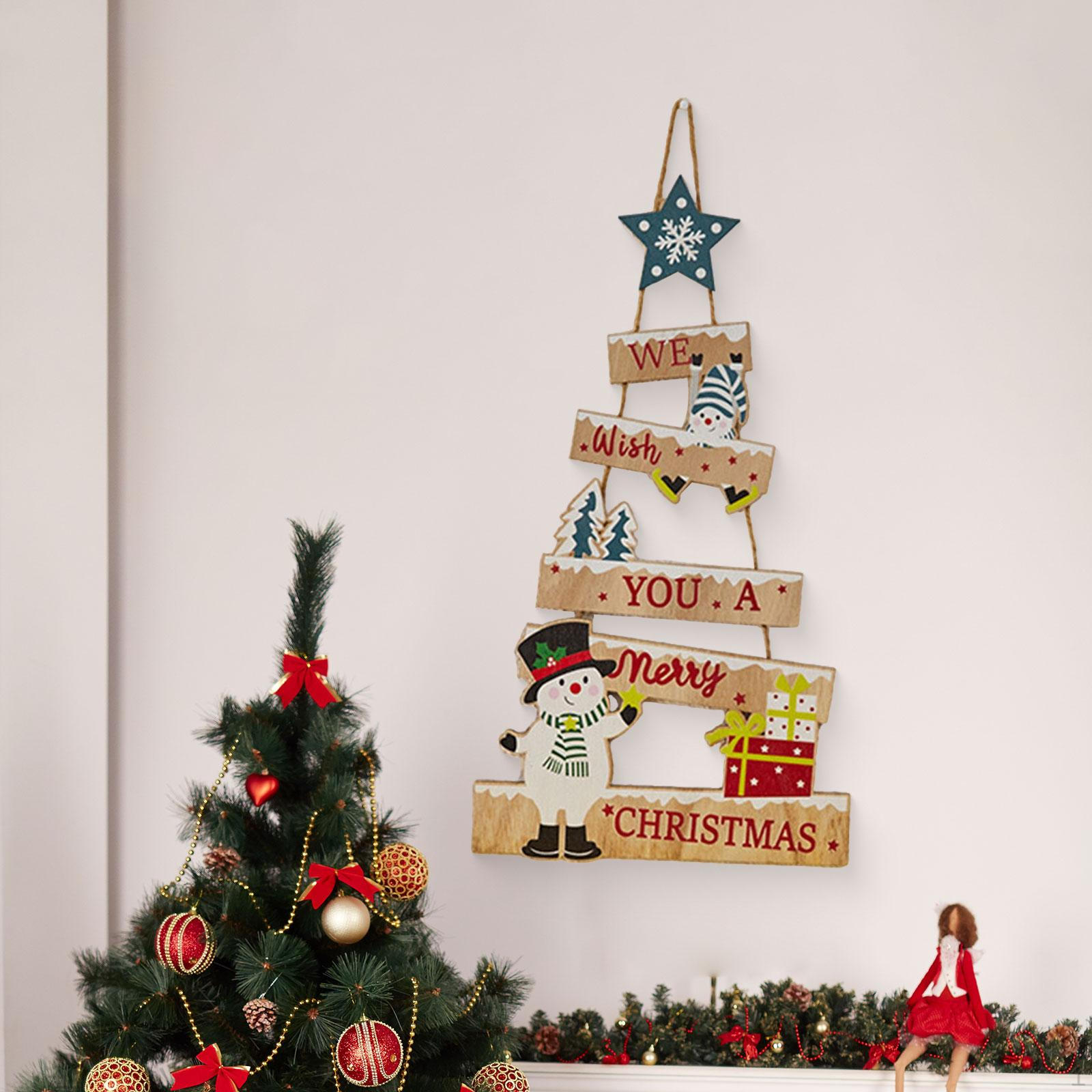 Christmas Wooden Hanging Sign Xmas Welcome Door Decor Decoration Ornament for Home Wall
Christmas Wooden Hanging Sign Xmas Welcome Door Decor Decoration Ornament for Home Wall