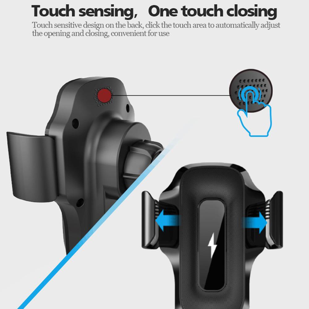X15 15W Car Wireless Charger Touch Sensitive Mobile Phone Charger Mount with Charging Indicator Type A
X15 15W Car Wireless Charger Touch Sensitive Mobile Phone Charger Mount with Charging Indicator Type A