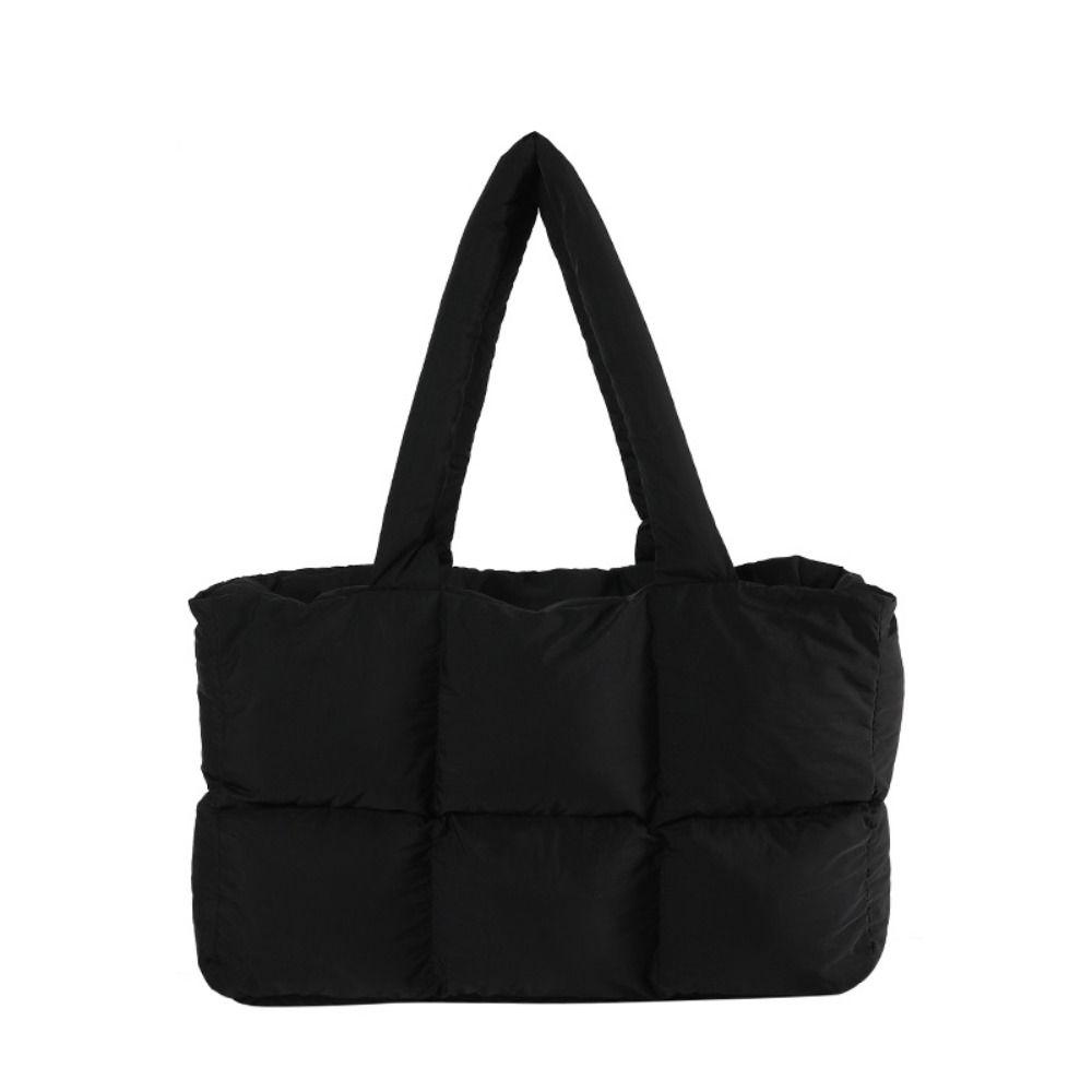 Trendy School Bag Down Cloth Handbag Underarm Bag Fashion Large Capacity Tote Bag Commute Simple Puffy Bags Unisex
Trendy School Bag Down Cloth Handbag Underarm Bag Fashion Large Capacity Tote Bag Commute Simple Puffy Bags Unisex
