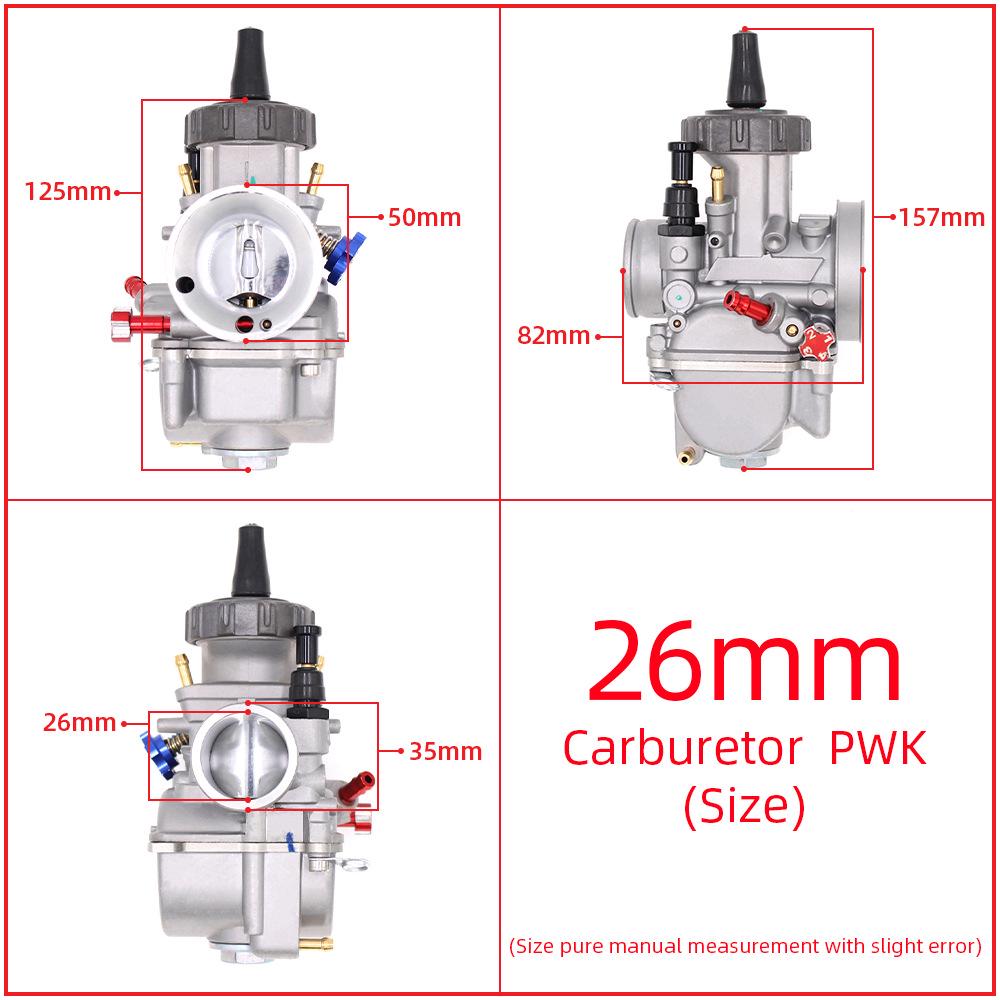 PWK Carburetor 21-34mm for ATV, Beach Buggy, Off-road Motorcycle Modifications 21mm
PWK Carburetor 21-34mm for ATV, Beach Buggy, Off-road Motorcycle Modifications 21mm